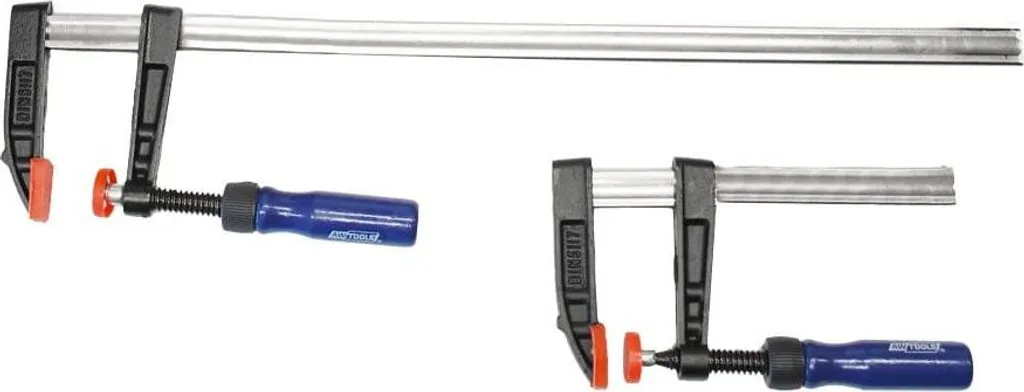 Morsetto Professionale 50x250mm Awtools - Serraggio in Acciaio Zincato