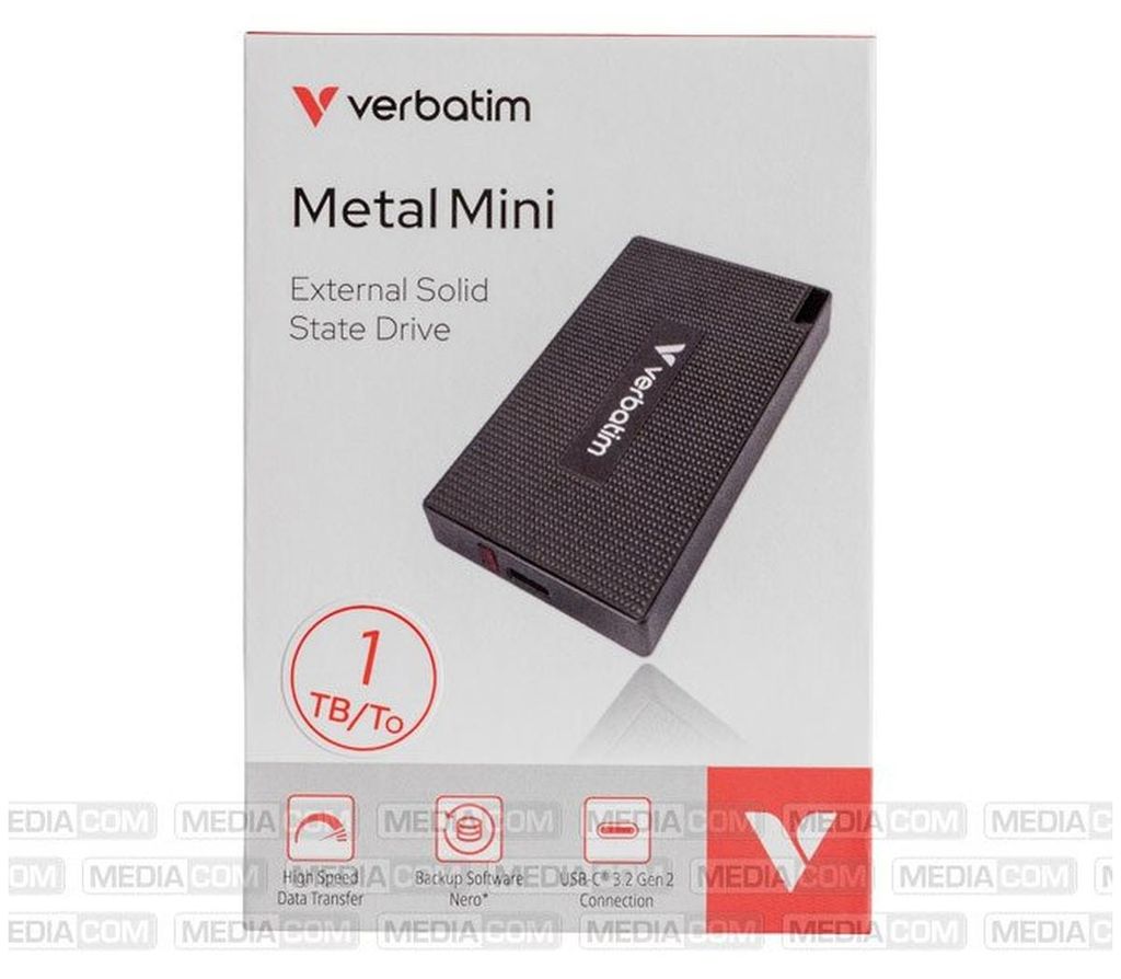 Verbatim 32031, 1 TB, USB typu C, USB 3.2 Gen 2x2, 2000 Obrázek produktu 