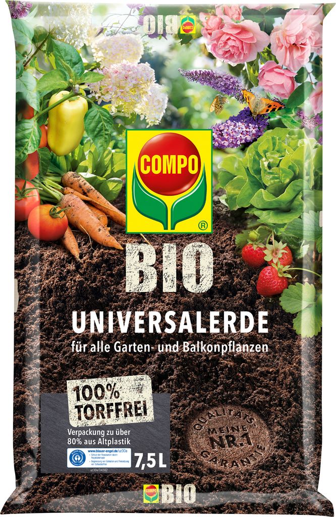 Artikelbild 1 von 'BIO Universal-Erde torffrei (7,5 l)' aus der Kategorie Universalerden