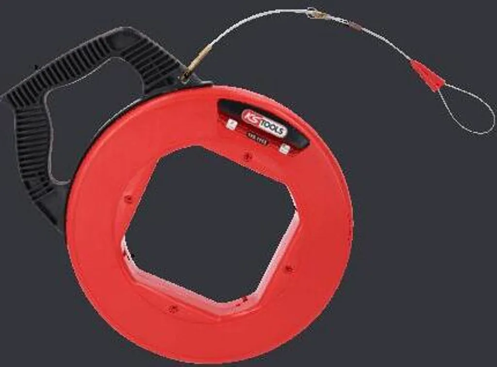 Tire-câble KS TOOLS 30m pour installation électrique et rénovation