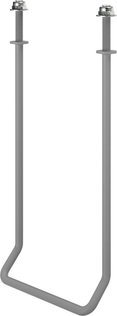 Dataflex Viewgo Dual-Monitorhandgriff - Option 004, Grau, 120 mm, 39 mm, 280 mm, 8 mm, 44 mm