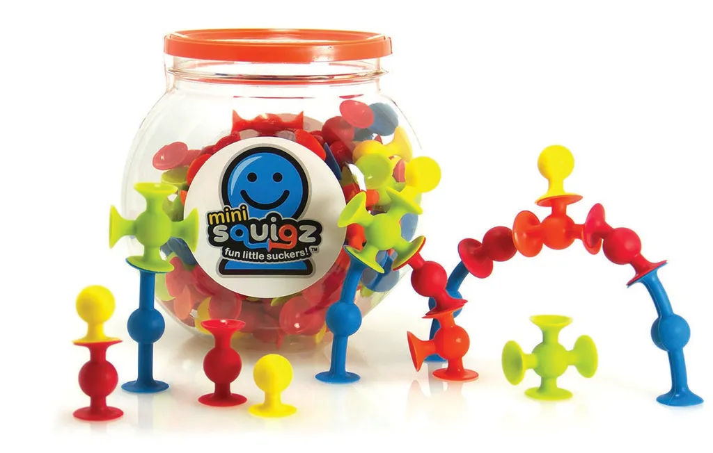 Mini Squigz Ventouses de Construction - Jeu Éducatif de 75 Pièces