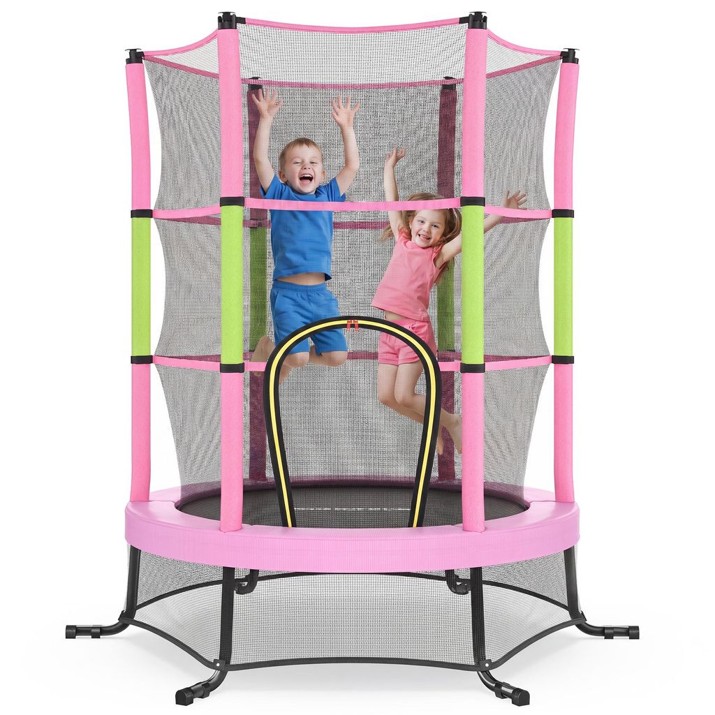 SONGMICS Dětská trampolína, zahradní trampolína o průměru Obrázek produktu 