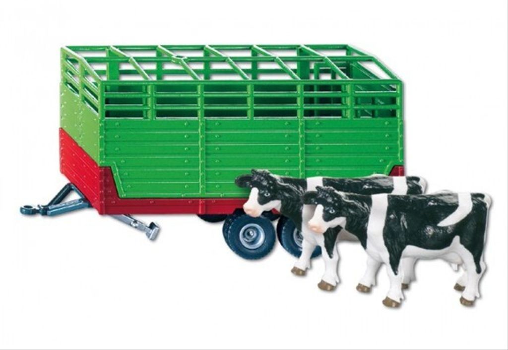 Siku Vieh-Anhänger mit  zwei Kühen Landwirtschaft ; 2875 Produktbild 