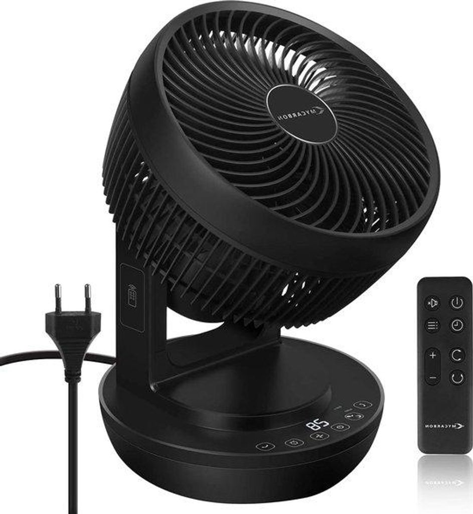 Cichy wentylator turbo, 30 m², tryb ECO, 12-godzinny timer Zdjęcie produktu 