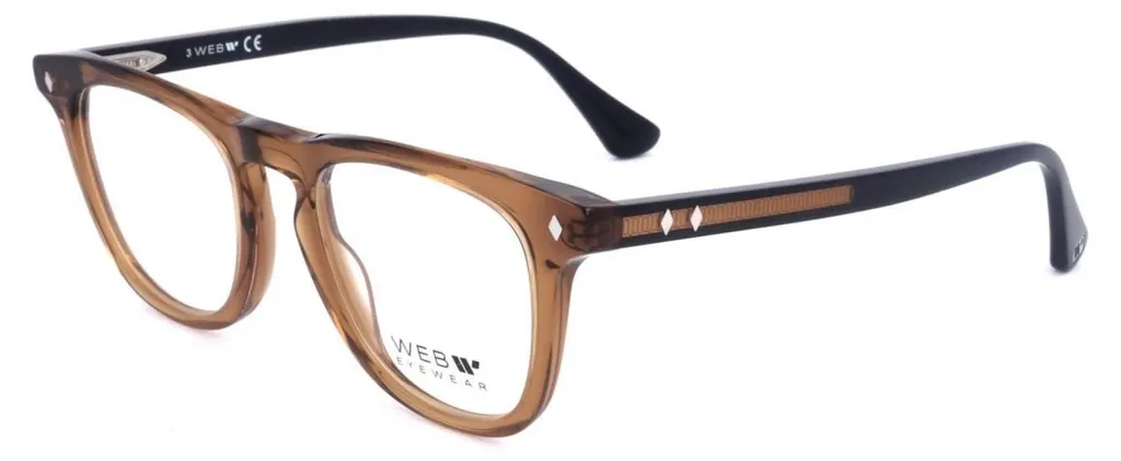 Lunettes Web WE5400 Marron clair : monture légère homme taille 49/20
