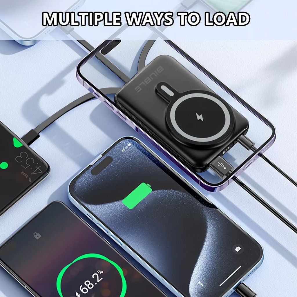 Wireless Powerbank, 30000mAh Powerbank Magsafe Magnetic, Produktbild 2