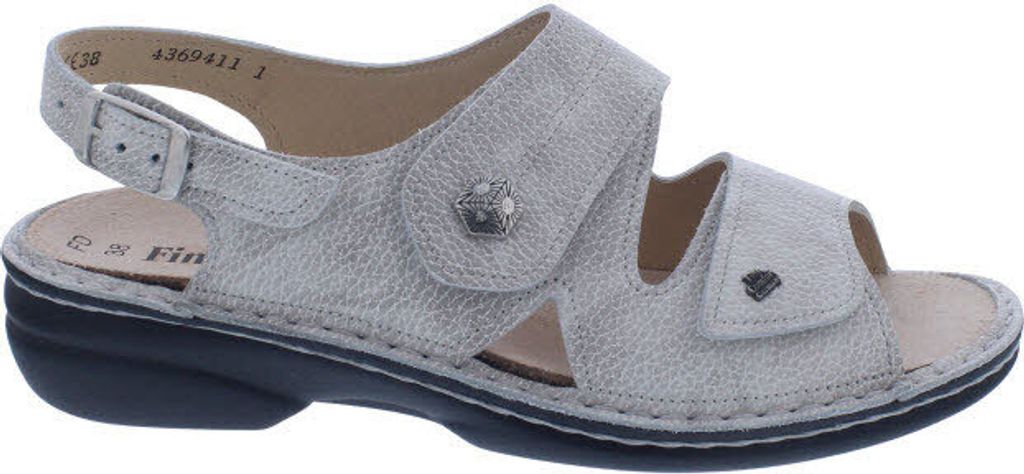 Finn Comfort Milos 02560-821081, Sandale, Natural (Glattleder), Taupe 36