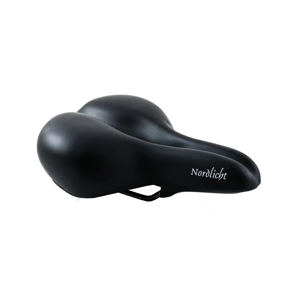 Selle Large Nordlicht Elastomer 821 avec Amortisseurs Intégrés - Noire