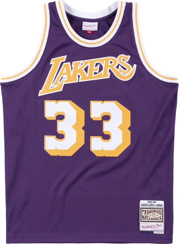 Mitchell & Ness Swingman Jersey Los Angeles Lakers Kareem Abdul-Jabbar purple L