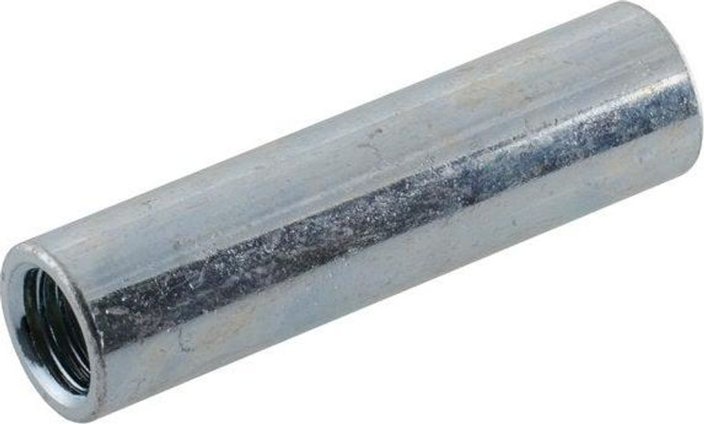Satz mit 2 verzinkten Stahlhülsen 50 x 10 mm SUKI