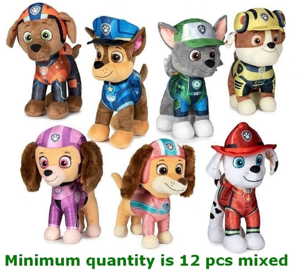 Paw Patrol Plüschtier Chase – Ca. 30 Cm Groß, Weich & Kuschelig – Perfekt Für Kleine Paw Patrol-Fans