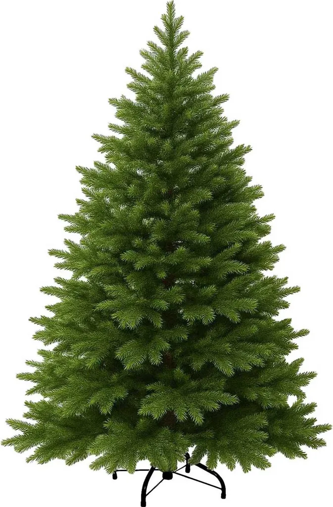Grand sapin de Noël artificiel Nordmann 150cm VIVANNO réaliste en relief
