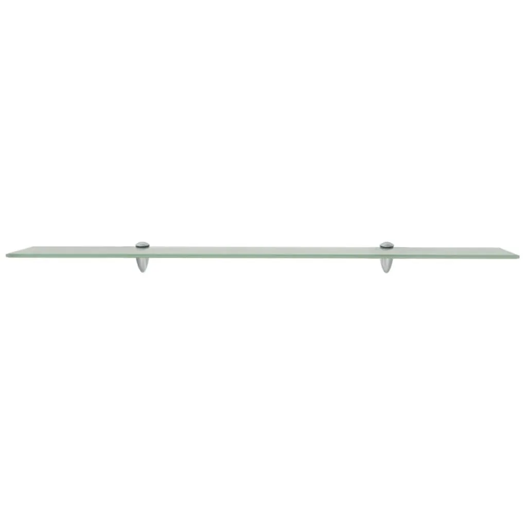 vidaXL Coppia Mensole Sospese Vetro 100cm - Arredo Minimal Moderno - 2