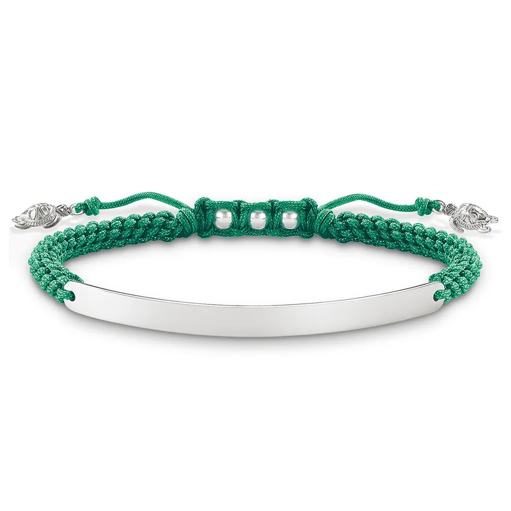 Gourmette Thomas Sabo A0058-173-6-L21V avec Maillons en Argent Ajustable