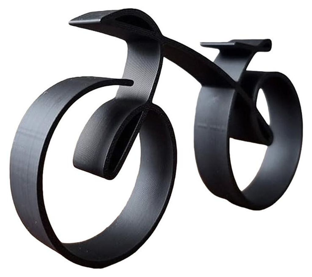 Fahrrad Drahtskulptur Metall modern Deko Figur Produktbild 
