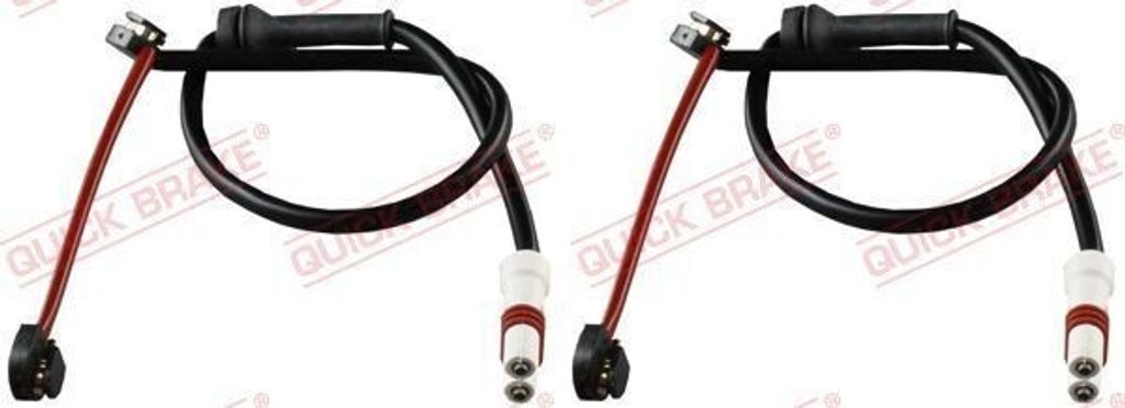 2x QUICK BRAKE WS 0350 A Warnkontakt Bremsbelagverschleiß 510mm Hinten für PORSCHE BOXSTER (986) BOXSTER (987) CAYMAN (987) Boxter Spyder (987)