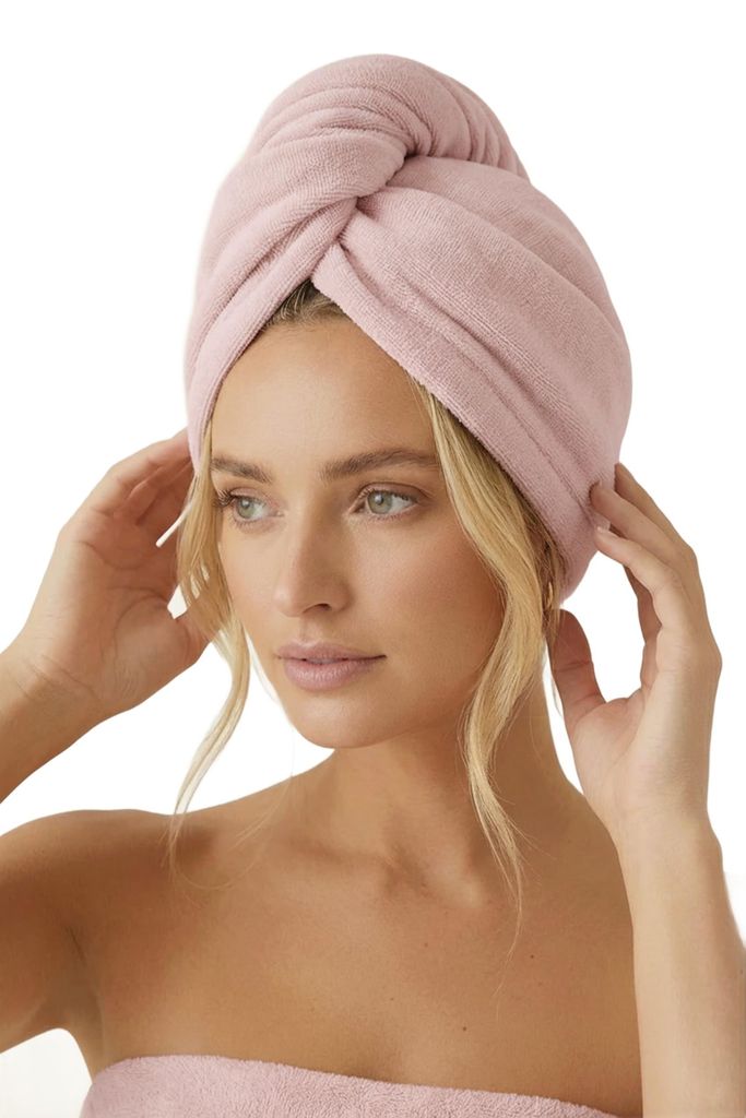 Spod Igły i Nitki S Active Turban Pulverrosa – Mikrofaser Haarturban 350 g/m²