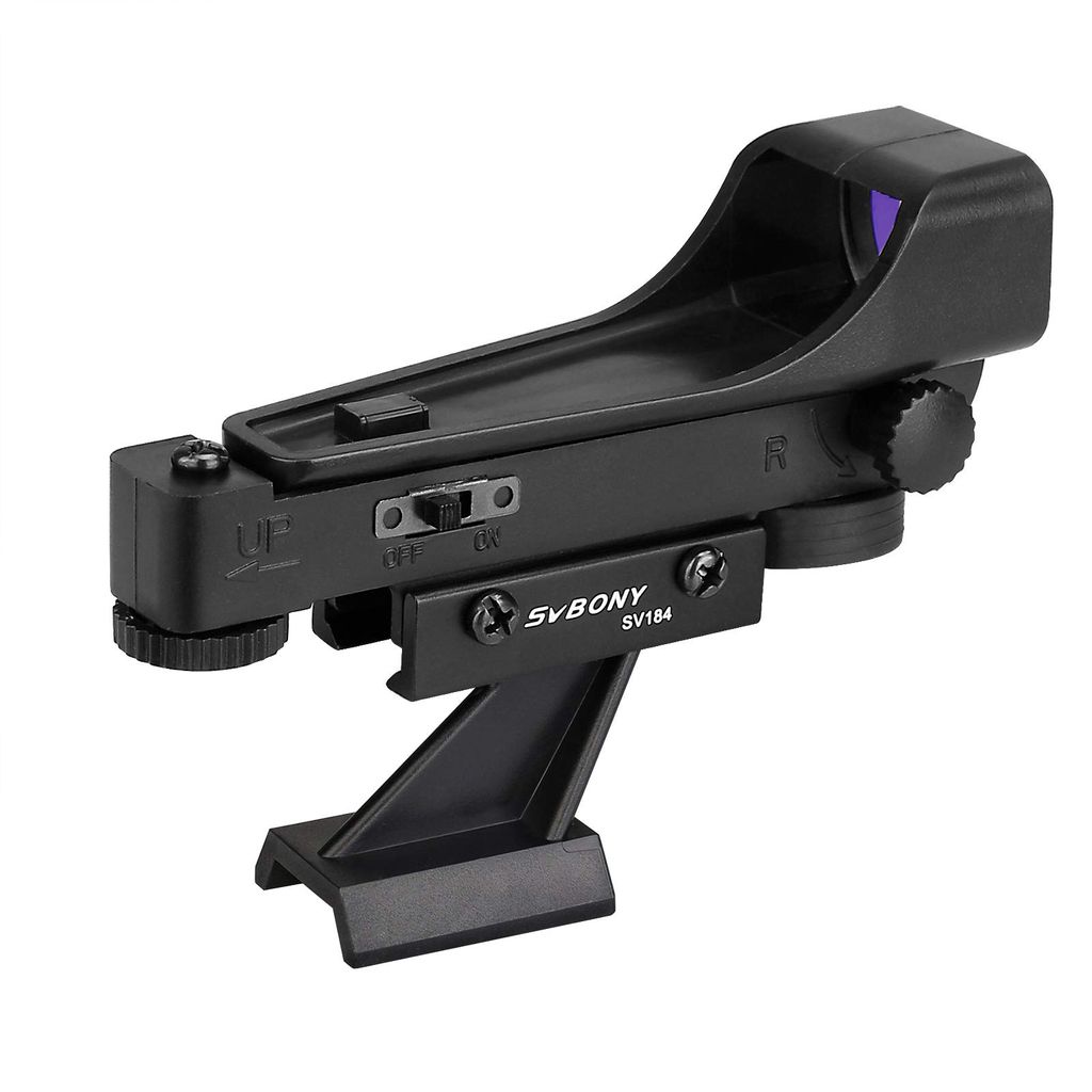 Svbony SV184 Red Dot Finder, Star Finder Scope mit Schwalbenschwanzhalterung Star Pointer Finderscope, Kompatibel mit Celestron 80EQ 80 / 90Dx Astr...