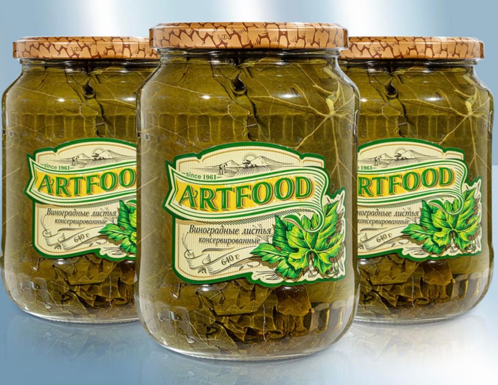 Weinblätter, eingelegt 640g Artfood Produktbild 