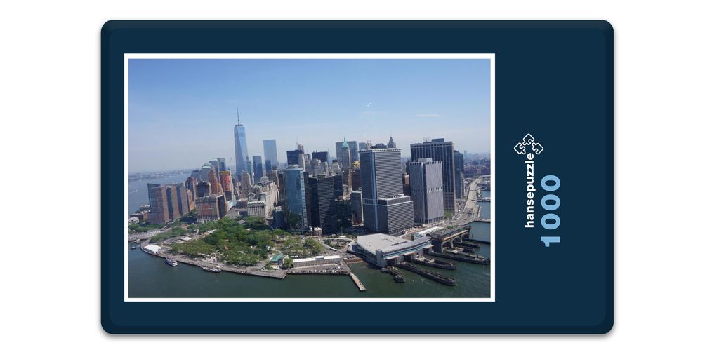 hansepuzzle 15699 - New York Puzzle, 1000 Teile, Reisen, 60,0 x 46,0cm mit hochwertiger Aufbewahrung, Kartonbox und wiederverschließbarem Beutel
