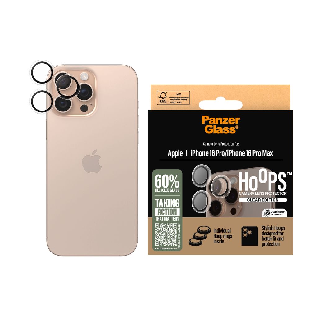 PanzerGlass Hoops transparentní ochrana fotoaparátu iPhone Obrázek produktu 3