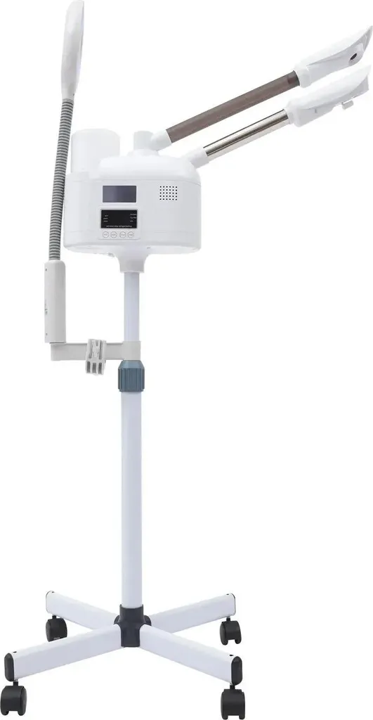 Appareil vapeur visage pour spa et domicile portable 3 en 1 Ozone blanc