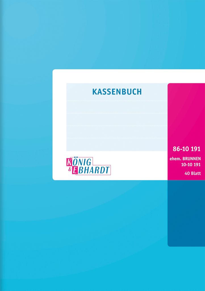 Kassenbuch A5 40 Blatt kartoniert Packung mit 5 Stück