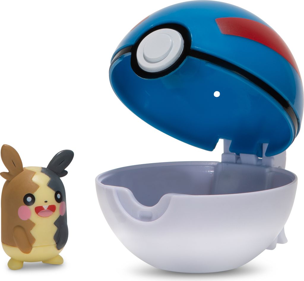Pokemon Clip N Go Morpeko (Pappsattmuster) + Superball Produktbild 4