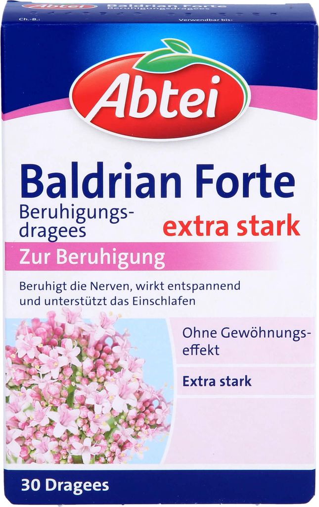 Abtei Baldrian forte überzogene Tabletten 30 St Produktbild 