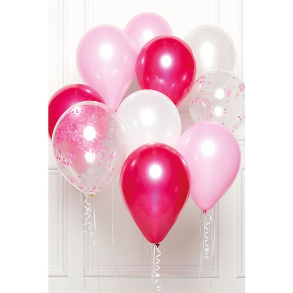 Amscan 9907427, Spielzeugballon, Latex, Pink, 27 cm, 1 Stück(e)