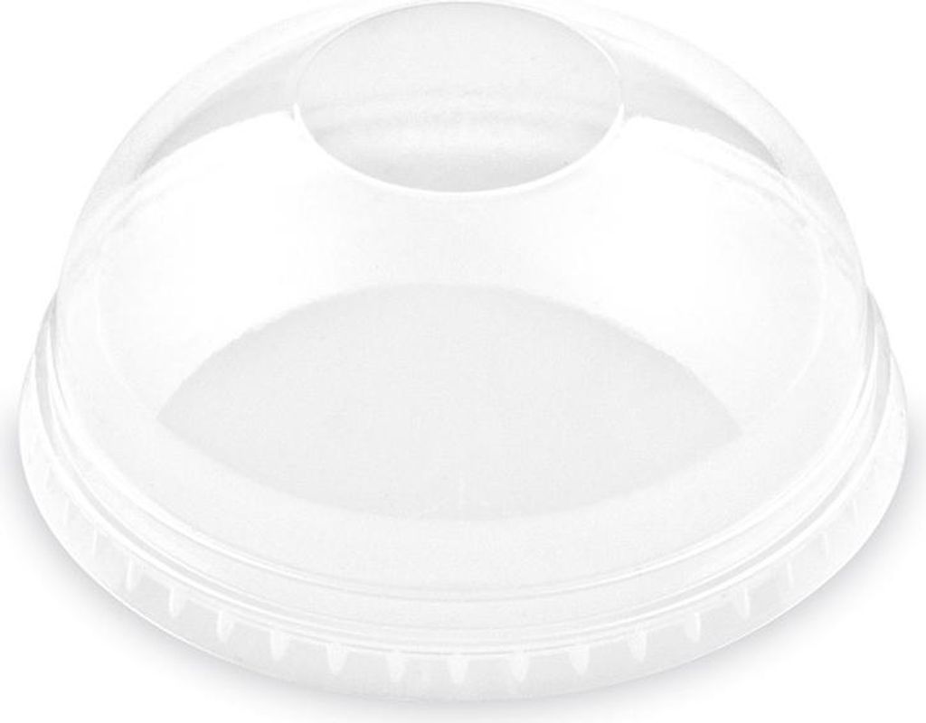 50x coperchi a cupola per tazze PET per bevande, frullati e Immagine del prodotto 