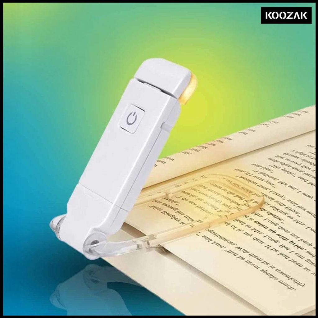 LED lampa na čítanie kníh s klipom noc v posteli záložka 3 Obrázok produktu 