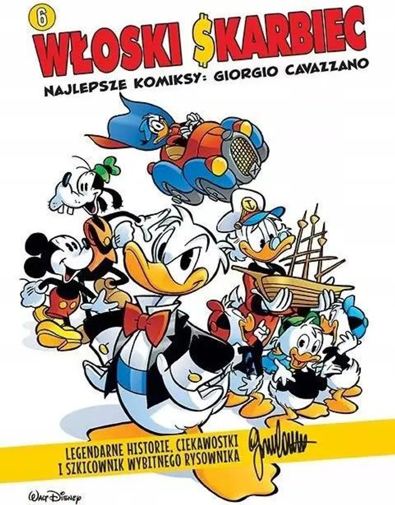 Album BD Le Trésor Italien Tome 6 Giorgio Cavazzano : Anthologie Disney