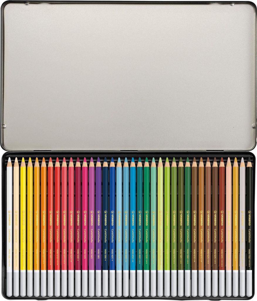 Stabilo CarbOthello Crayon Fusain Pastel – Jaune De Chrome Foncé – Mine Douce, Estompable, Résistant à La Lumière
