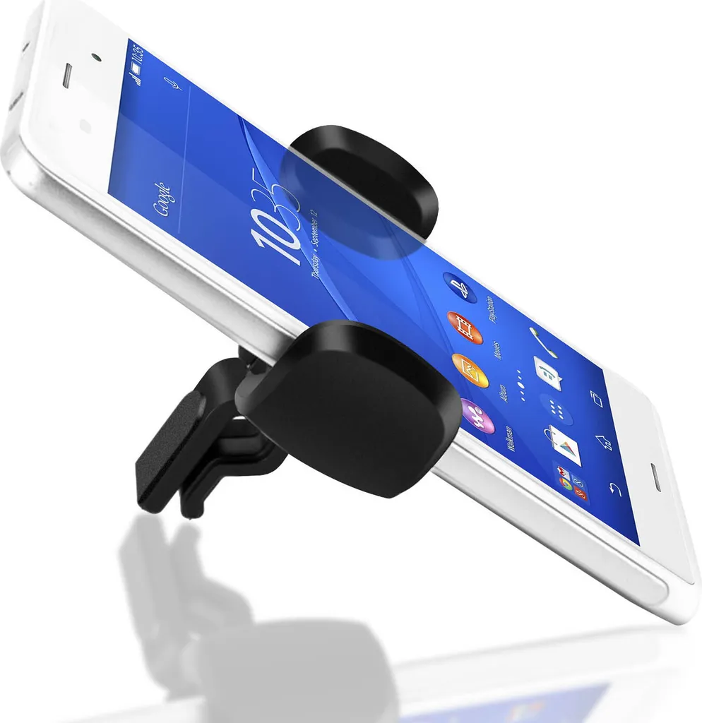 Supporto Smartphone Auto Akashi Airflow 360° | Nero Professionale