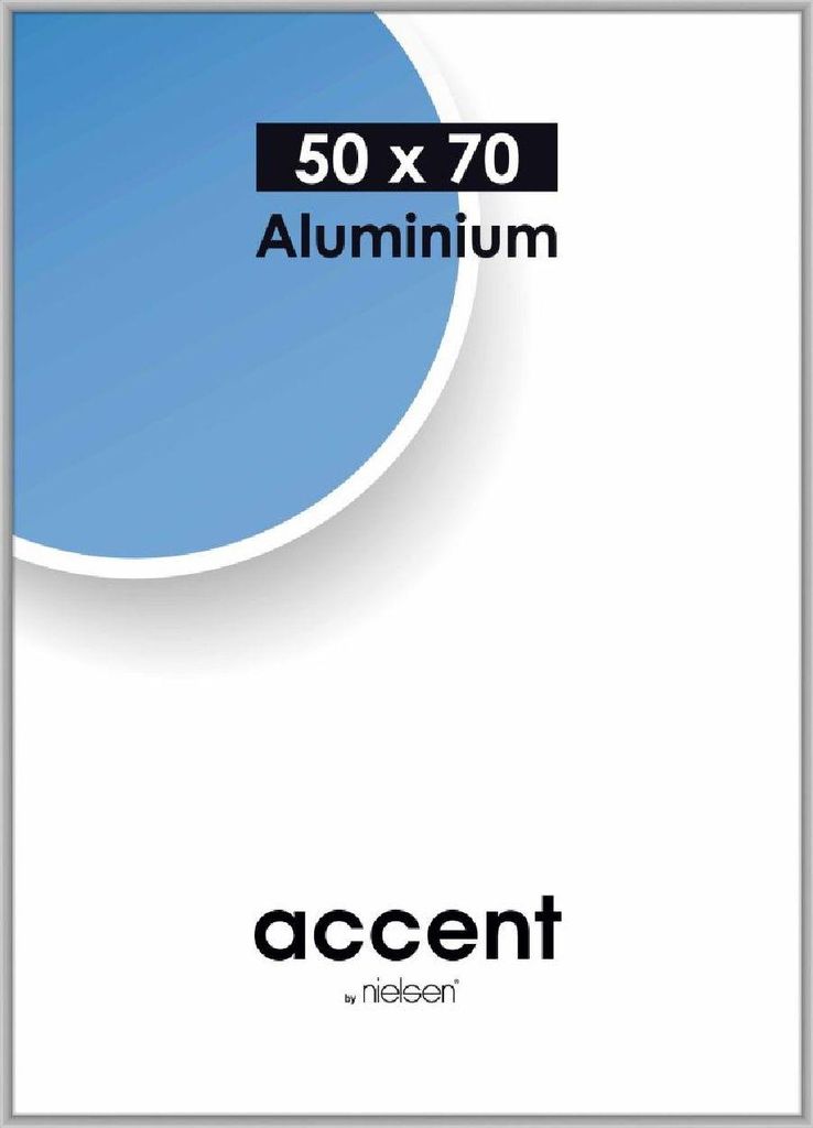 Rama aluminiowa Accent 50x70 cm srebrny mat Zdjęcie produktu 