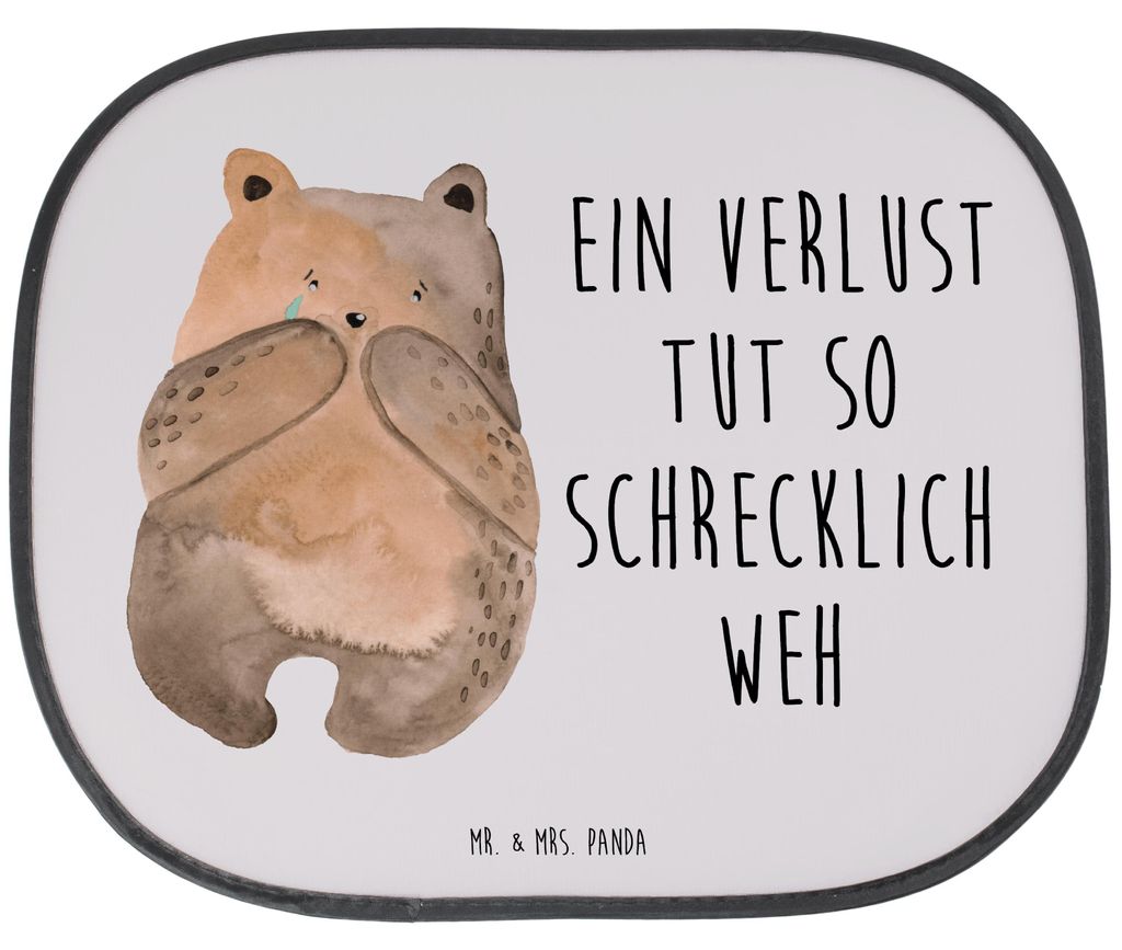 Mr. & Mrs. Panda Sonnenschutz Auto Bär Verlust - Grau Produktbild 
