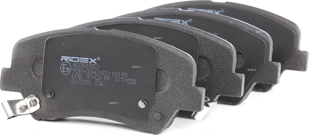 RIDEX Bremsbeläge Satz Vorne für HYUNDAI i30 Schrägheck (PDE, PD, PDEN) 402B1053