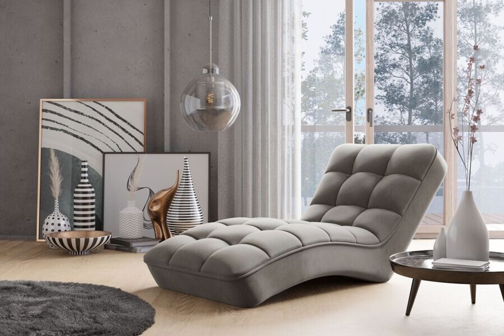Elegante Chaiselongue mit einem zeitlosen Design, passt perfekt in jede Art von Interieur, von modern bis sehr klassisch, Liege ist der ideale Ersa...