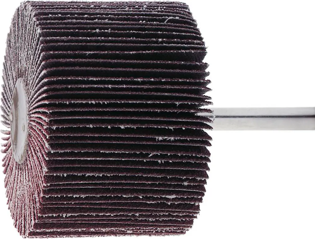 Disco lamellare LUKAS 30 x 15 mm in ossido di alluminio grana 60 Gambo 6 mm