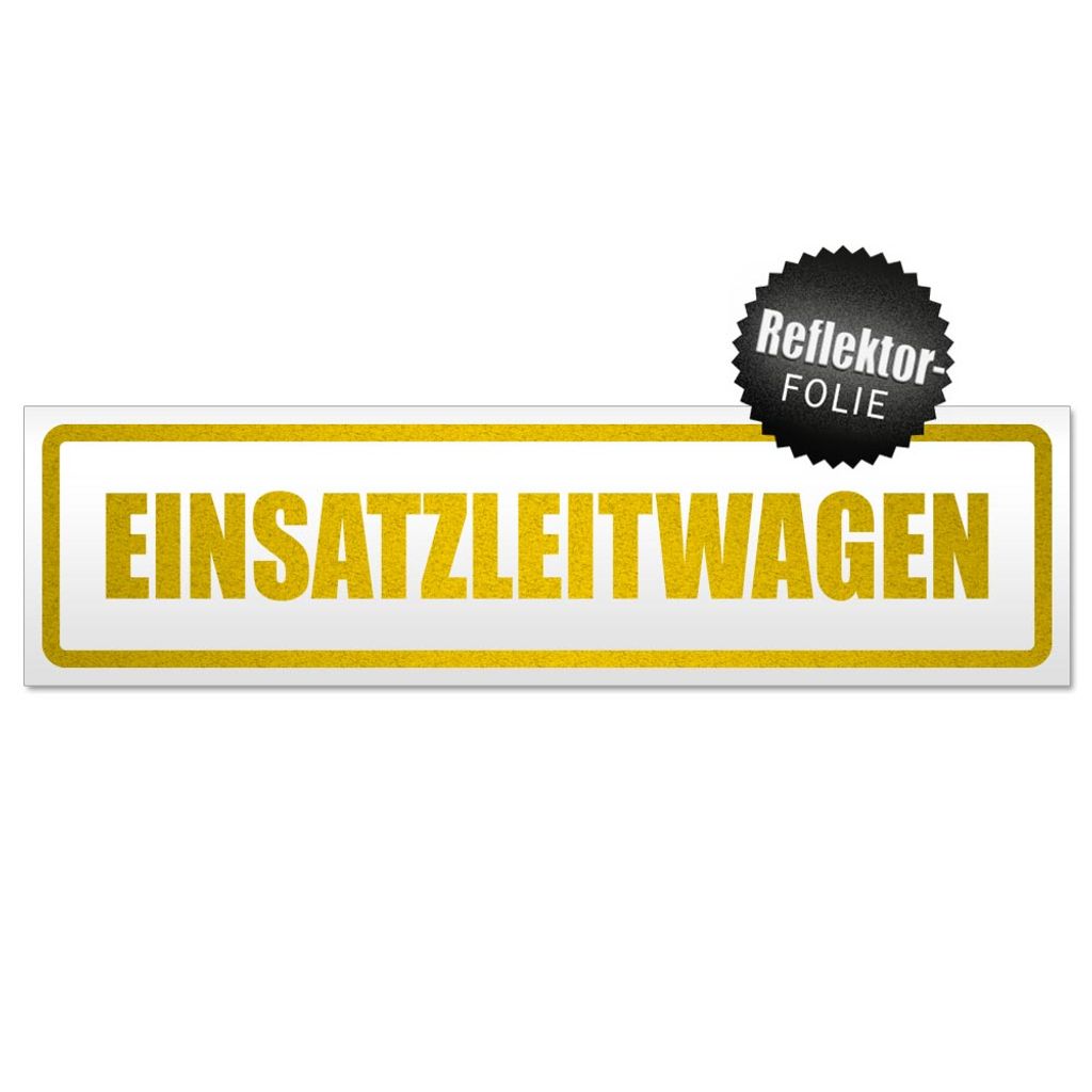 Einsatzleitwagen Magnetschild Schild magnetisch