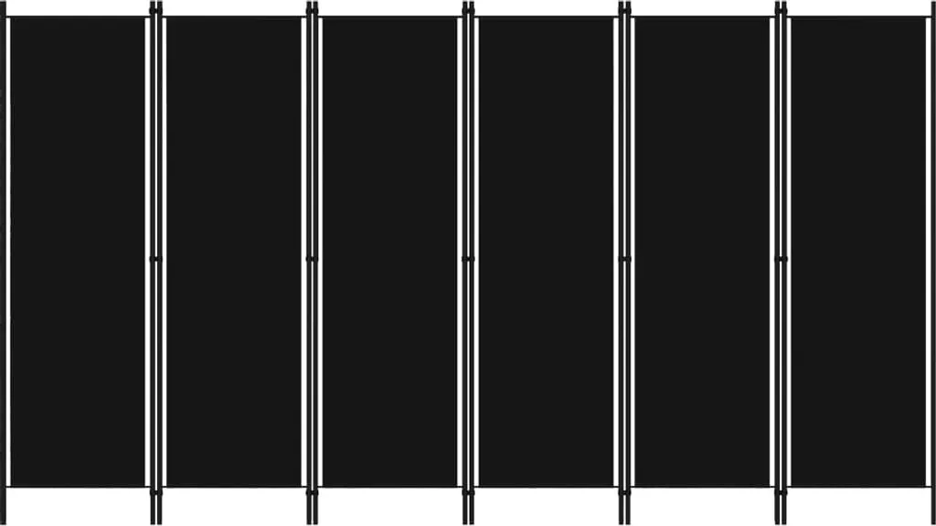 Séparation de pièce pour créer un espace bureau de 300x180 cm noir