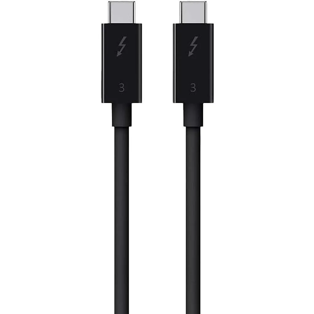 Câble Thunderbolt 3 Belkin : Chargez et Transférez à 40Gb/s sans Latence