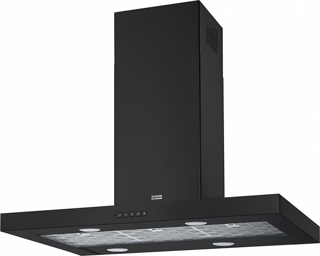 Franke Tale 905 I BK Matt Inselhaube 90 cm Edelstahl Schwarz Matt