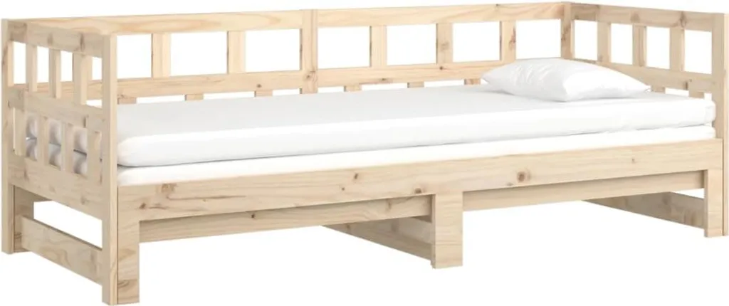 Lit de jour extensible en pin massif : la solution pour petits espaces