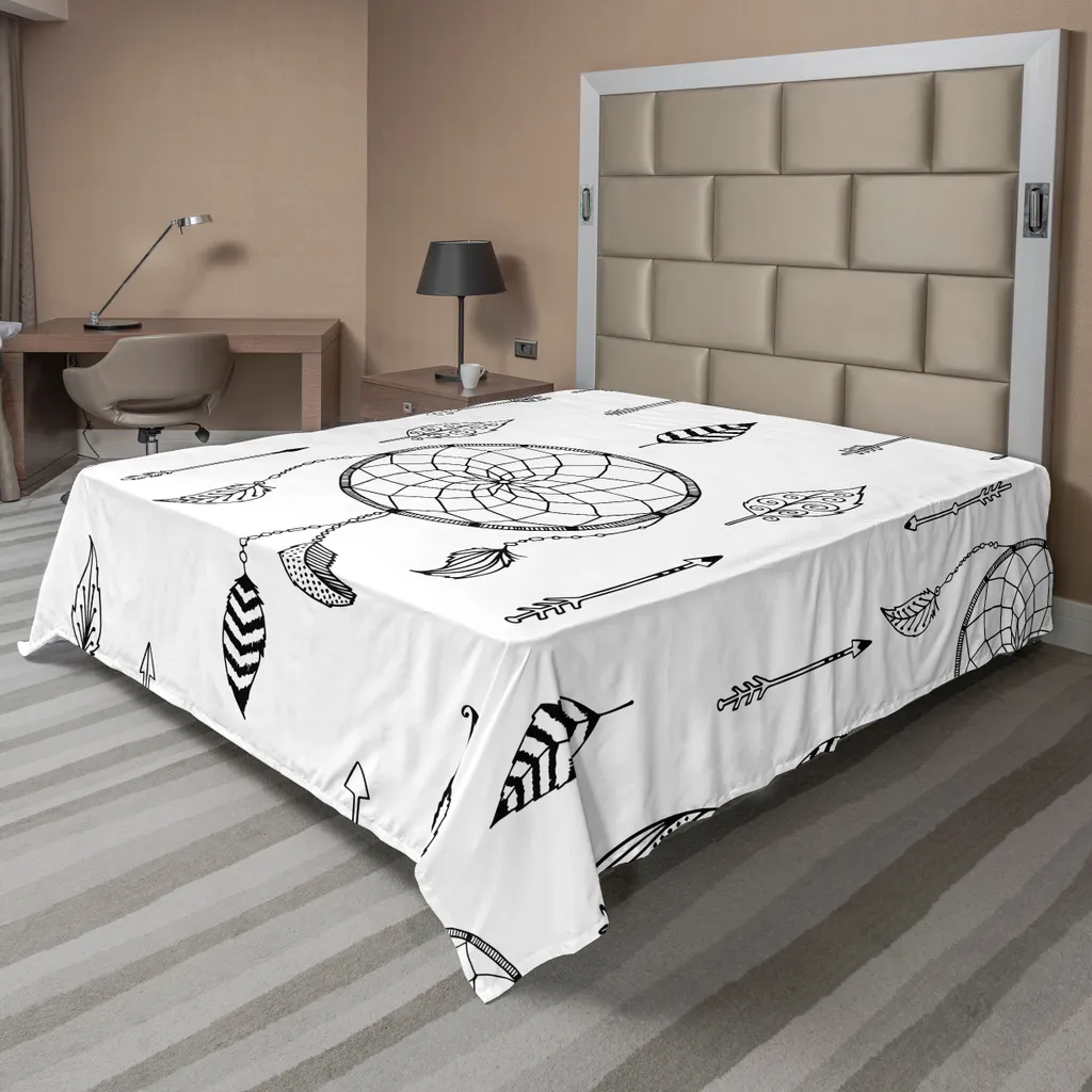 Lenzuolo Sopra ABAKUHAUS 275x260 - Morbida Microfibra Etnica Lavabile