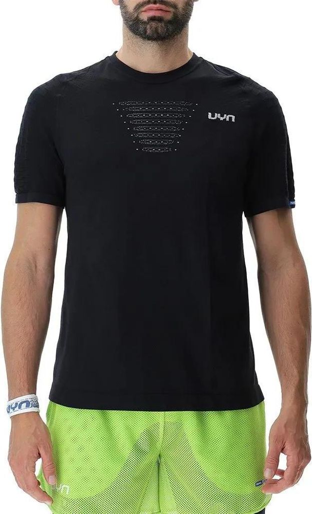 Uyn Padel Series Kurzarm-t-shirt Schwarz M Herren Schwarz M