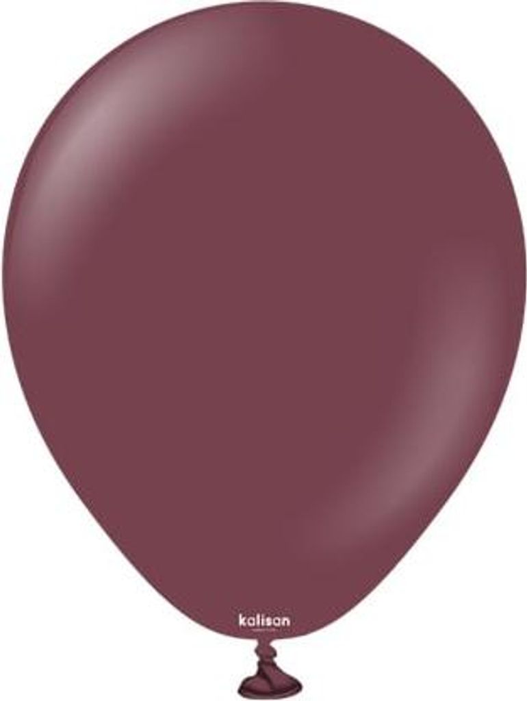 Balony lateksowe Burgundy, bordowy 13cm, 100 szt. Zdjęcie produktu 