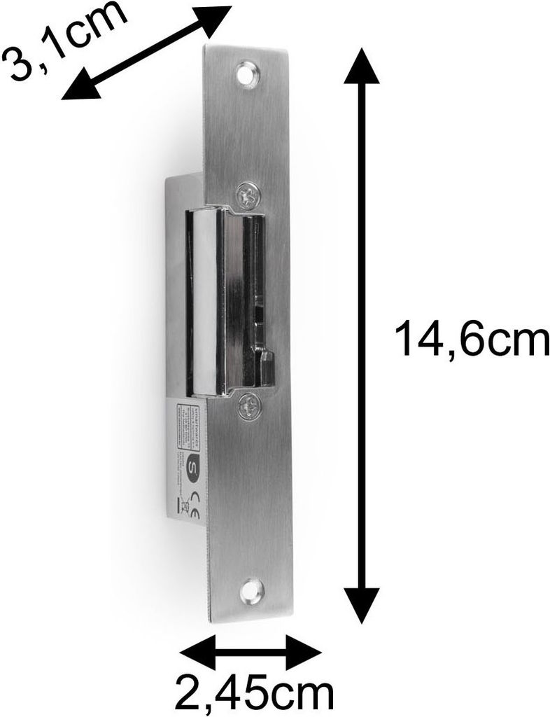 Elektrischer Türöffner (links/rechts) als Zubehör für (Video-)Türsprechanlagen